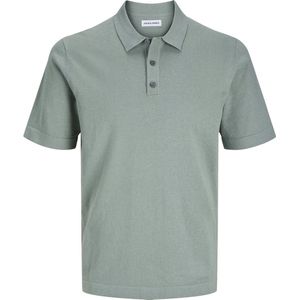 JACK & JONES Jjeemil Knit Relaxed Polo Ss Sn pour homme, Iceberg Green, XL