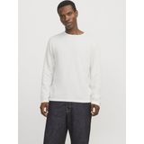 Gebreide Trui - Gebroken Wit - 50% Katoen, 35% Gerecycled Katoen, 15% Gerecycled Polyester