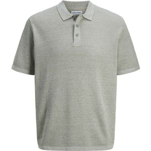 Jack & Jones Kurzarmpullover JJEGEORGE KNIT POLO SS SN mit Polo Kragen