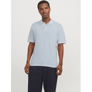 Jack & Jones - JJEGEORGE KNIT POLO SS SN - Poloshirt - Chambray Blue