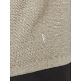 Basic - Gebreide Polo - Groen - Katoen/Gerecycled Katoen