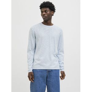 Jack & Jones - Chambray Trui - Blauw - 90% Katoen 10% Linnen