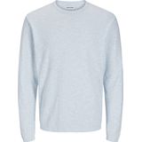 Jack & Jones - Chambray Trui - Blauw - 90% Katoen 10% Linnen