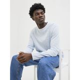 Jack & Jones - Chambray Trui - Blauw - 90% Katoen 10% Linnen