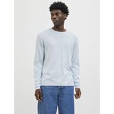 Jack & Jones - Chambray Trui - Blauw - 90% Katoen 10% Linnen