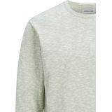 Jack & Jones - Gemêleerde Coltrui - Groen/Wit - Katoen/Linnen