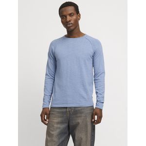 Jack & Jones JJEBREEZE Knit Crew Neck SN, Faded Denim, XS
