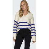 Only Trui Onlmonna Ls Split Neck Collar Cc Kn 15309245 Whitecap Gray/malt Ball Dames