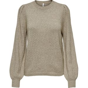 ONLY Rundhalspullover ONLKATIA LS STRUCTURE PUFF O-NECK CC KNT