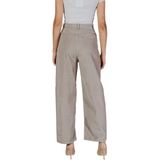 ONLY - ONLBleecker - Broek - Donkerbeige - Corduroy - Wide Leg - High Waist