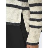 Only - Onlfridi Life Ls Stripe High Neck Cc Knt - Dames - Gebreide Truien