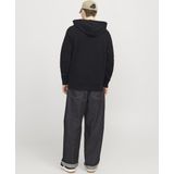 Jack & Jones - JJSIMON SWEAT ZIP HOOD - Sweatvest - Black - Katoen