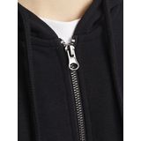 Jack & Jones - JJSIMON SWEAT ZIP HOOD - Sweatvest - Black - Katoen