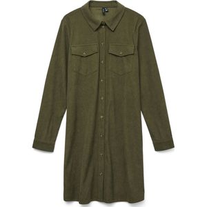 Vmvilja - Corduroy - Korte Jurk - Overhemdkraag - Lange Mouwen - Regular Fit