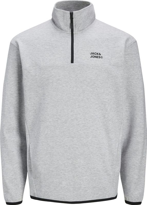 Jack & Jones - Matty Logo - Sweatshirt - Met Halve Rits - Hoge Hals - Lange Mouwen