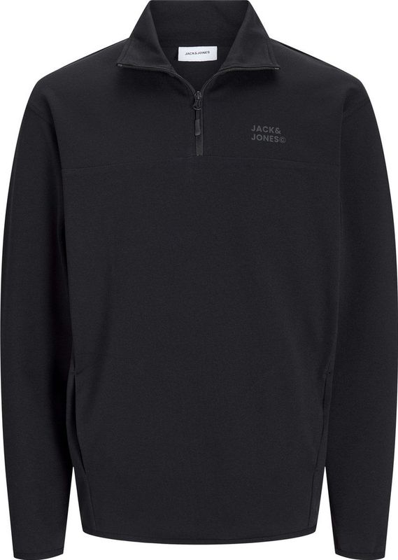 Jack & Jones - Matty Logo - Sweatshirt - Grijs - 61% Polyester, 36% Katoen, 3% Elastaan