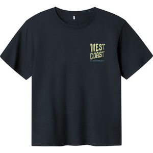 NAME IT - NKMZOSOM SS NREG TOP - Jongens - T-shirt - Blauw - Jersey