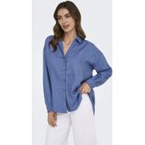 Only - Onlharriet Life - Blouse - True Navy/Melange