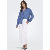 Only - Onlharriet Life - Blouse - True Navy/Melange