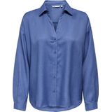 Only - Onlharriet Life - Blouse - True Navy/Melange