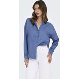 Only - Onlharriet Life - Blouse - True Navy/Melange