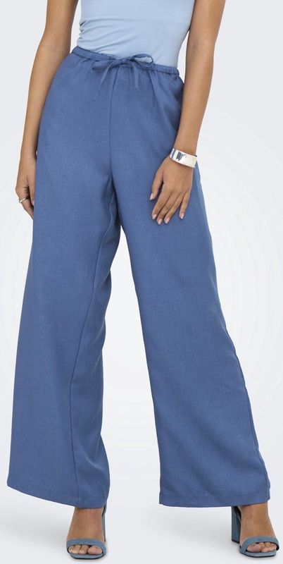 Only - Onlharriet Life Loose Pants - Damesbroek - True Navy/Melange