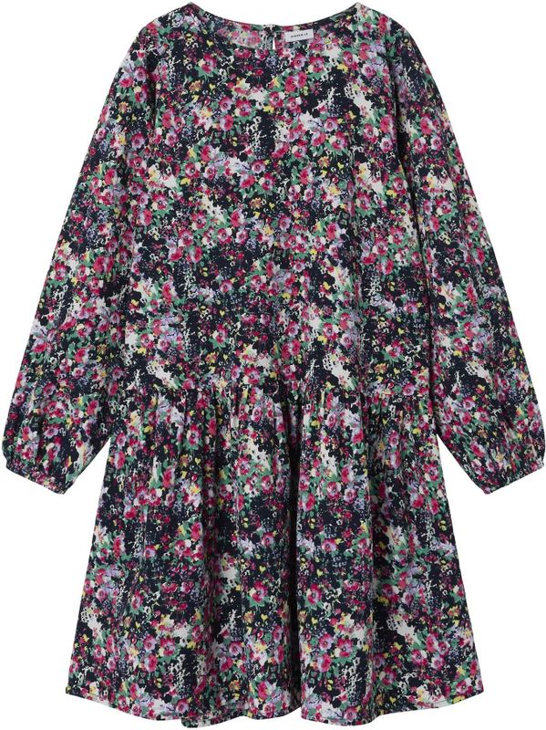 Name It Jurk - NkfLiana - Zwart - Name It - 12 jaar (152) - Jurk