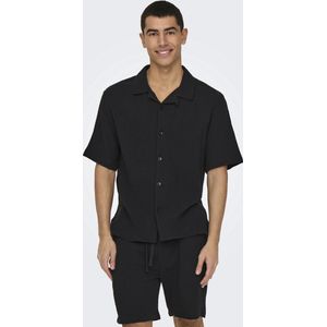 Only & Sons - Shirt - Korte Mouwen - Normale Pasvorm - Knoopsluiting