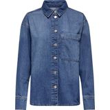 Denim Overhemd - Blauw - Katoen - Regular Fit