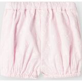 NAME IT Korte Broek - Lichtpaars - 100% Katoen - Borduursels
