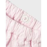NAME IT Korte Broek - Lichtpaars - 100% Katoen - Borduursels
