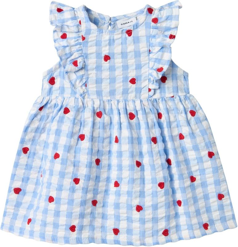 Biologisch Katoen - Jurk - Mouwloos - All-over Print - Ronde Hals - Regular Fit