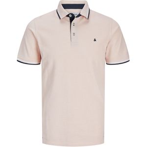 JACK&JONES JJEPAULOS Polo - Peach Parfait - Korte Mouwen - Slim Fit