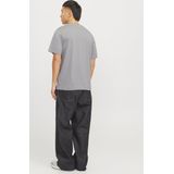 JACK & JONES - T-shirt - Lichtgrijs - Katoen