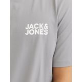 JACK & JONES - T-shirt - Lichtgrijs - Katoen