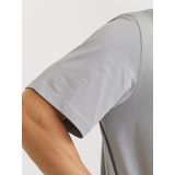 JACK & JONES - T-shirt - Lichtgrijs - Katoen