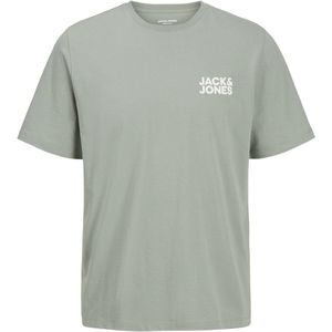 JACK & JONES T-shirt met Labelprint - Model ECORP - Puur Katoen