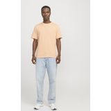 Shirt - Effen - Jersey - Kwartmouw - Normale Pasvorm