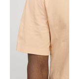 Shirt - Effen - Jersey - Kwartmouw - Normale Pasvorm