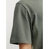 Jack & Jones - Shirt - Kaki - Slim Fit - Kwartmouw