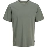 Jack & Jones - Shirt - Kaki - Slim Fit - Kwartmouw