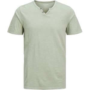 Jack Jones T-shirt Jjesplit Neck Tee Ss Noos 12164972 Iceberg Green Mannen
