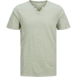 Jack & Jones T-Shirt JJESPLIT NECK TEE SS NOOS mit V-Ausschnitt