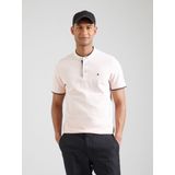 Jack & Jones Paulos Mao Polo - Blauw - 100% Katoen - Slim Fit