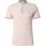Jack & Jones Paulos Mao Polo - Blauw - 100% Katoen - Slim Fit