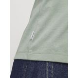 Jack & Jones - Jjeorganic Melange Tee - T-shirt - Iceberg Green - 65% Polyester, 35% Organisch Katoen
