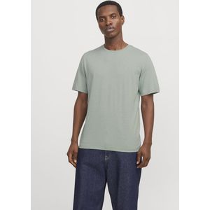 Jack & Jones - Jjeorganic Melange Tee - T-shirt - Iceberg Green - 65% Polyester, 35% Organisch Katoen