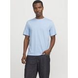 Jack&Jones - Essentials T-Shirt - Blauw - Jersey Stof - Korte Mouwen