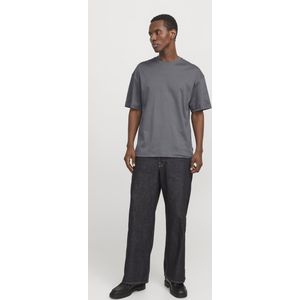 T-shirt - Loose-Fit - Ronde Halslijn - Heren - Wit - Katoen