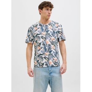 Jack & Jones Rundhalsshirt "JJEBRYAN AOP TEE S/S O-NECK NOOS", mit All-Over Print